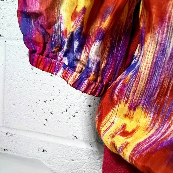 Banana Republic Silk Medium Boho Peasant Top - Picture 8 of 12